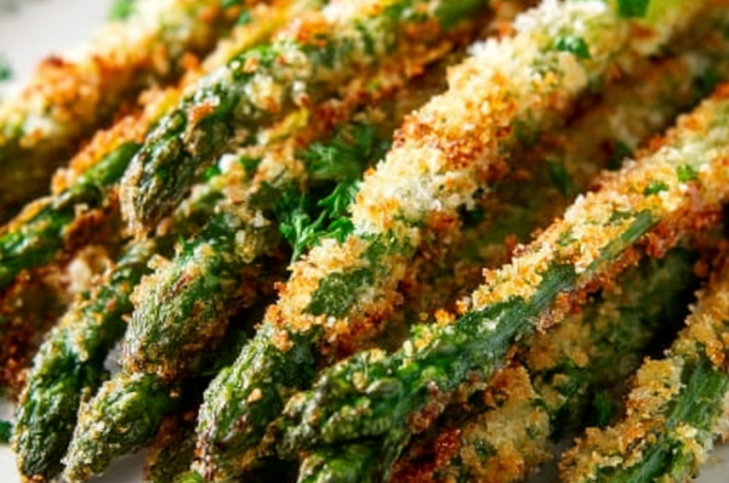 Air Fried Crispy Parmesan Asparagus Fries: Quick & Easy