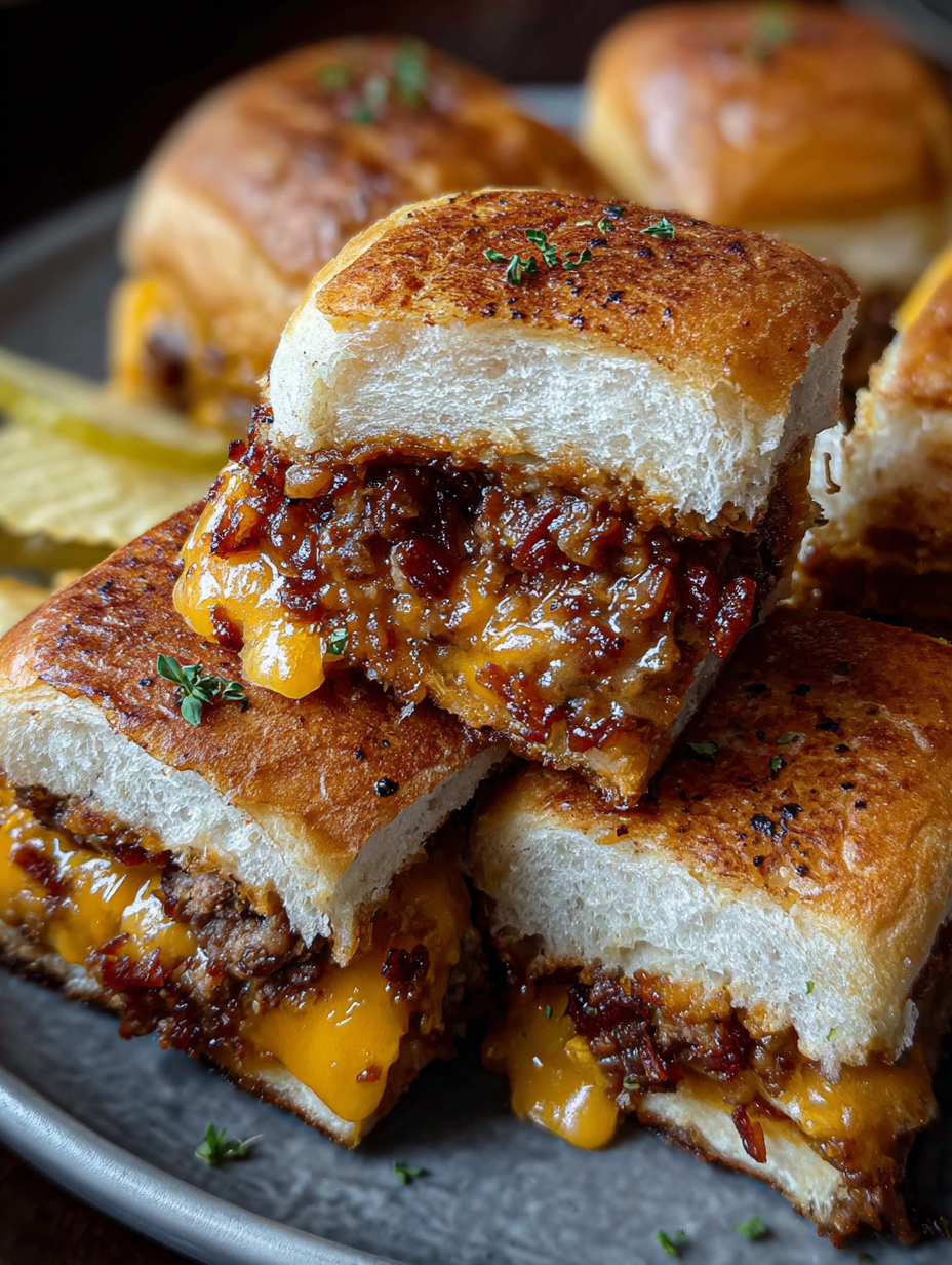 Best Bacon Jam Cheeseburger Sliders – Ready in 30 Min